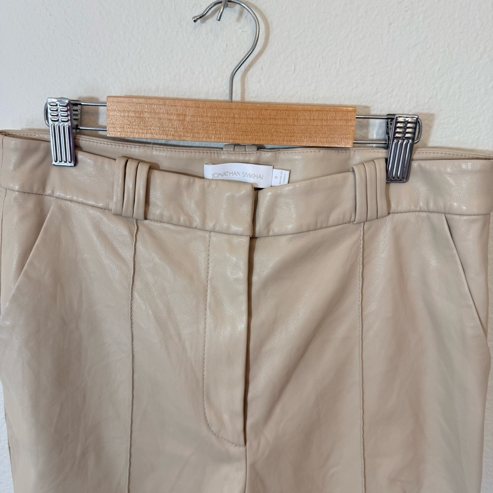 JONATHAN SIMKHAI Faux Leather Tapered Pants - Picture 2 of 3